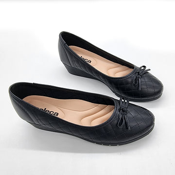 Moleca 5156-805 Low Heel Comfort Flat in Black